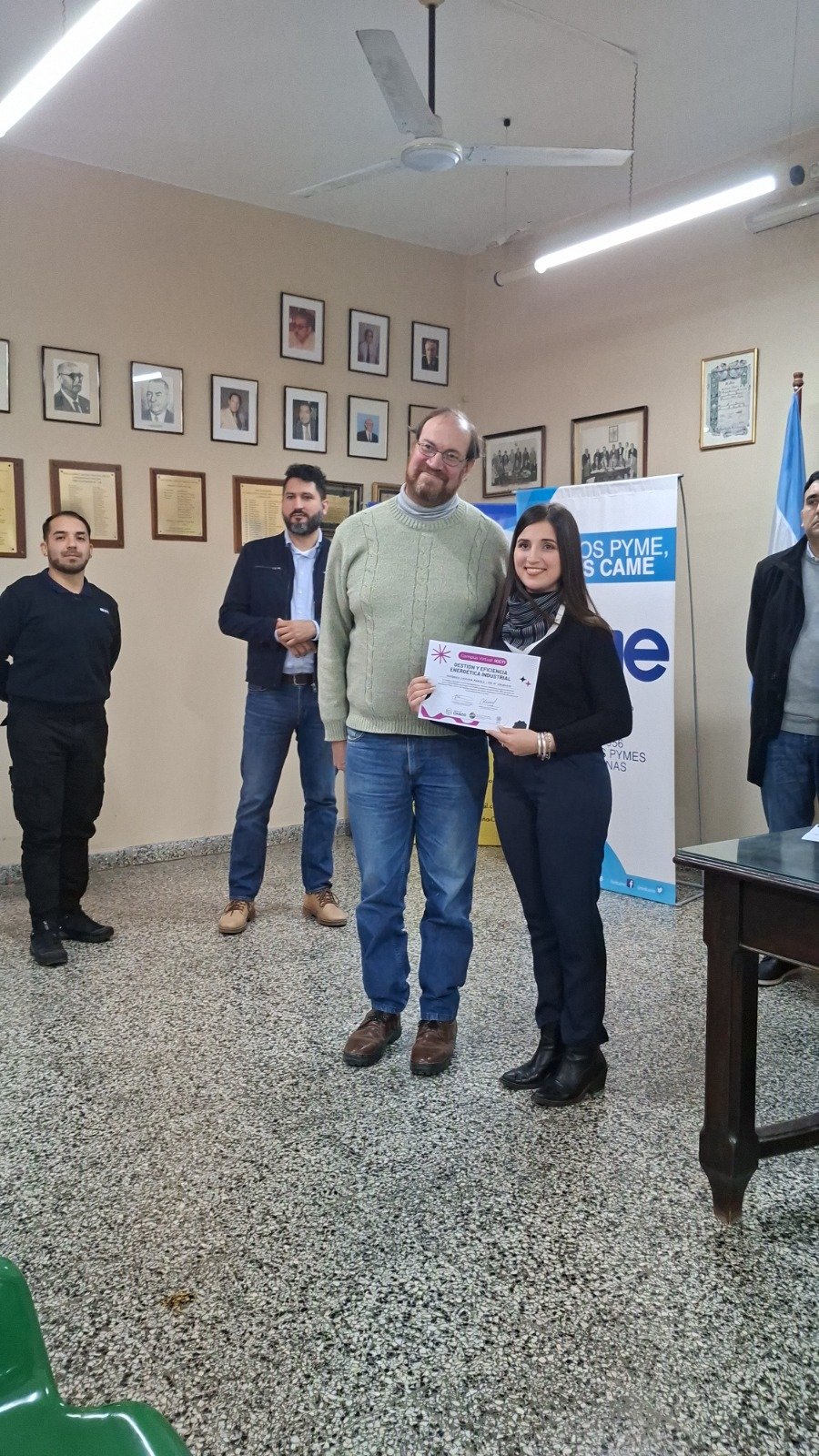 Entrega de certificados | Curso de Gestores Energéticos 