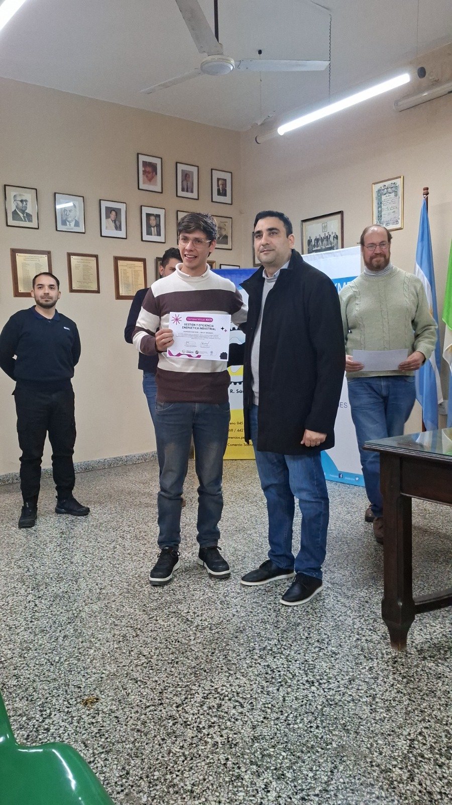 Entrega de certificados | Curso de Gestores Energéticos 