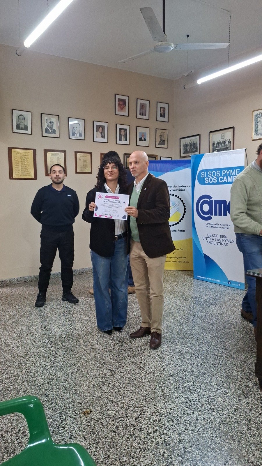 Entrega de certificados | Curso de Gestores Energéticos 
