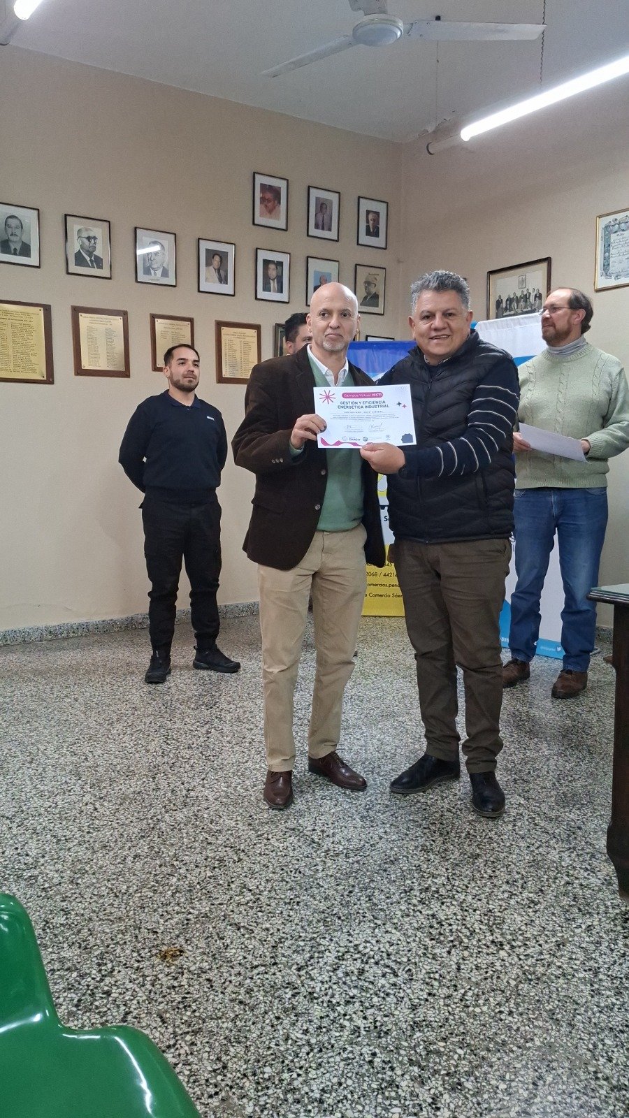 Entrega de certificados | Curso de Gestores Energéticos 