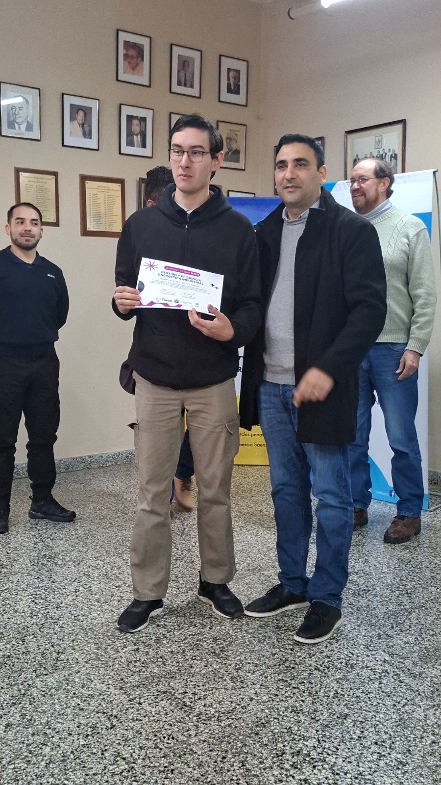 Entrega de certificados | Curso de Gestores Energéticos 