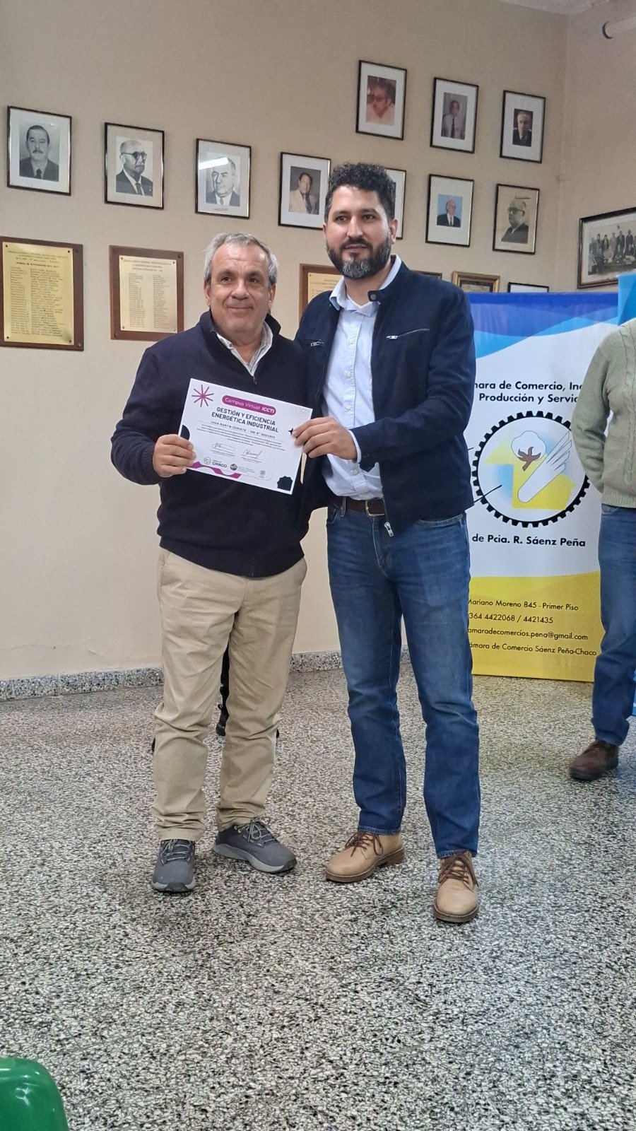 Entrega de certificados | Curso de Gestores Energéticos 