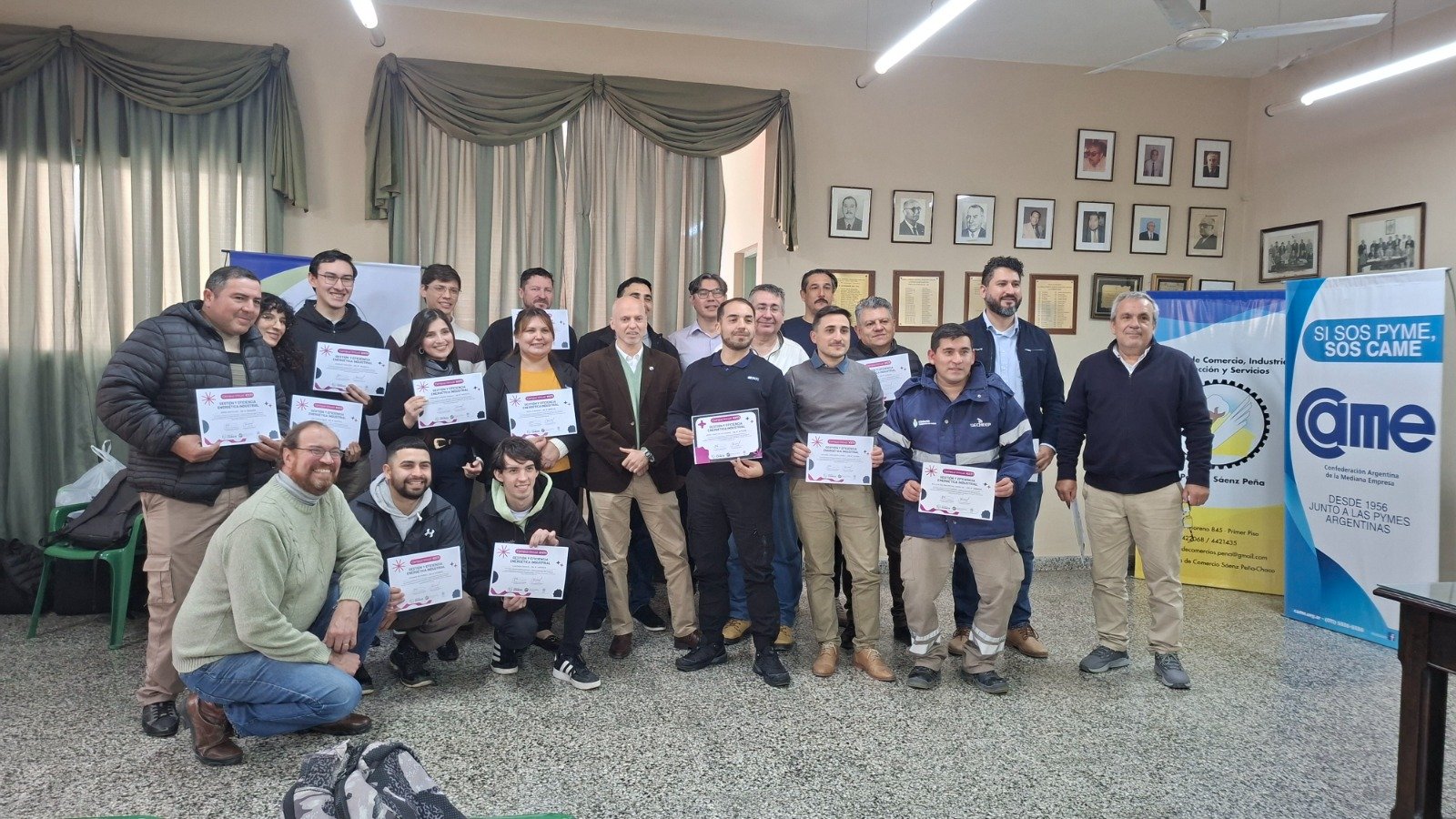 Entrega de certificados | Curso de Gestores Energéticos 