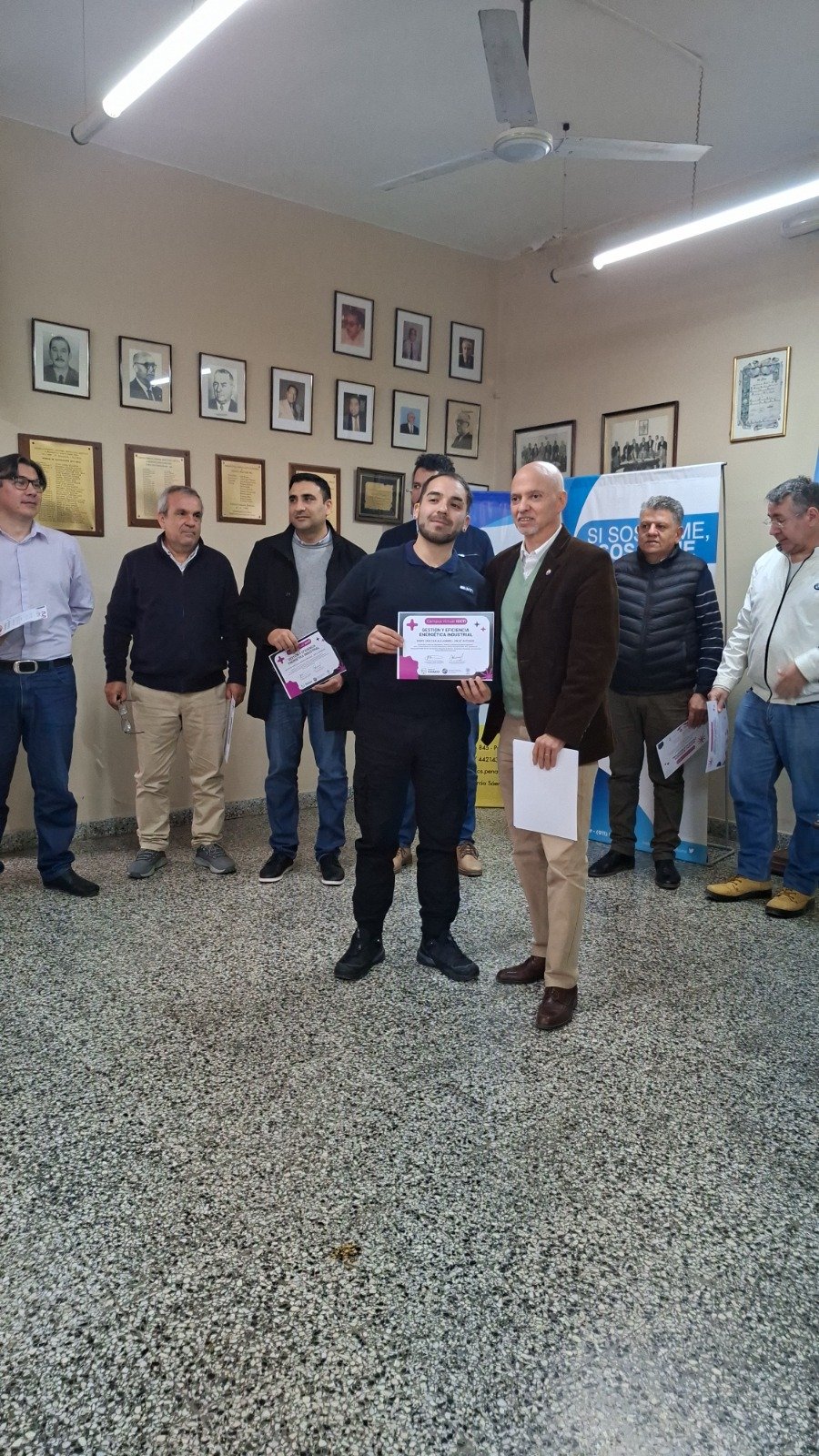 Entrega de certificados | Curso de Gestores Energéticos 