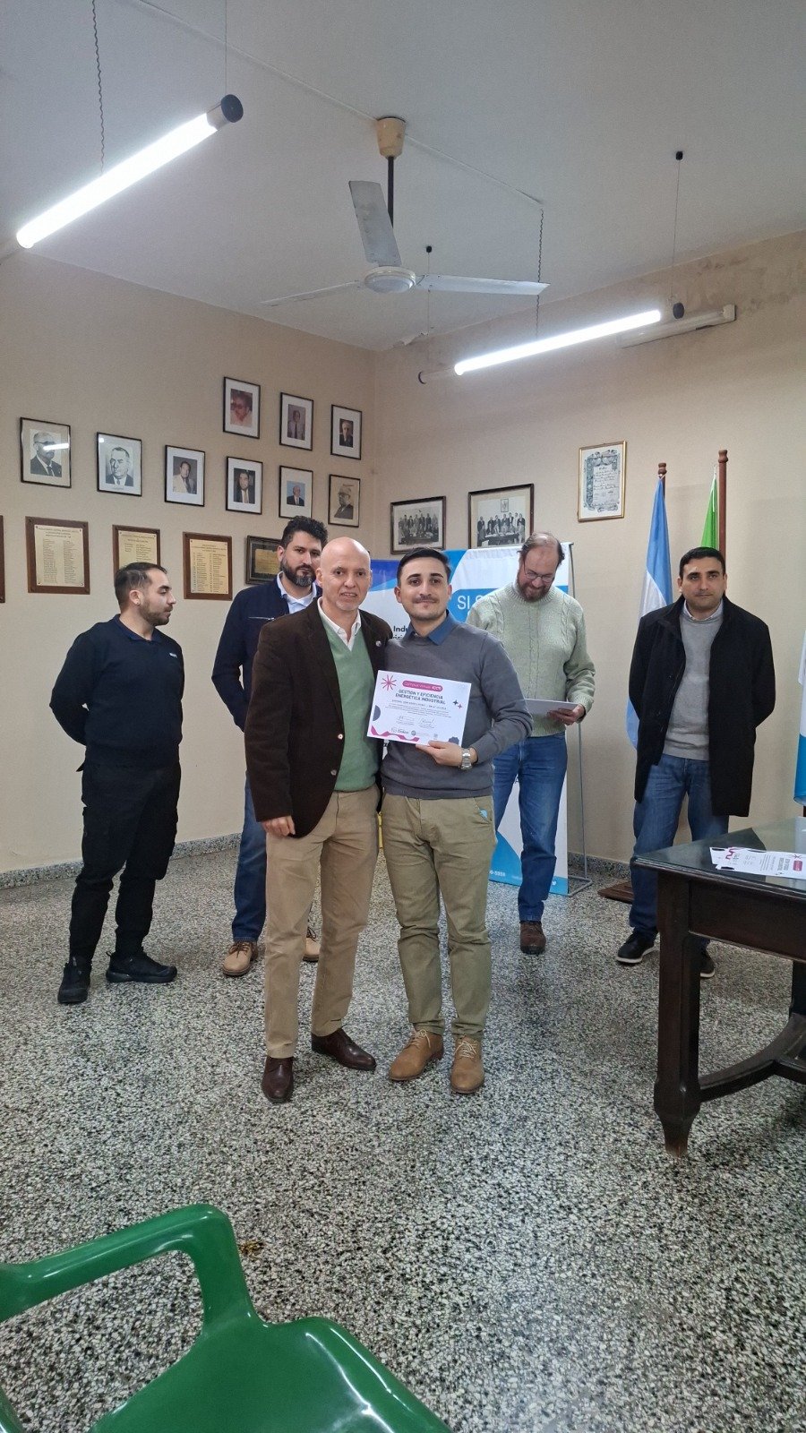 Entrega de certificados | Curso de Gestores Energéticos 
