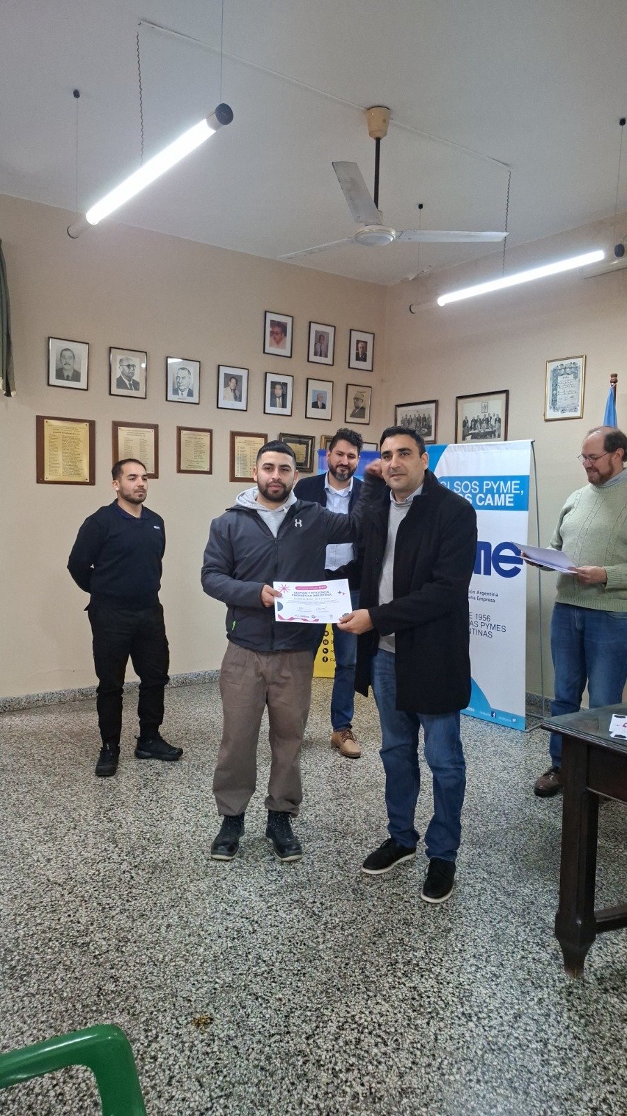 Entrega de certificados | Curso de Gestores Energéticos 