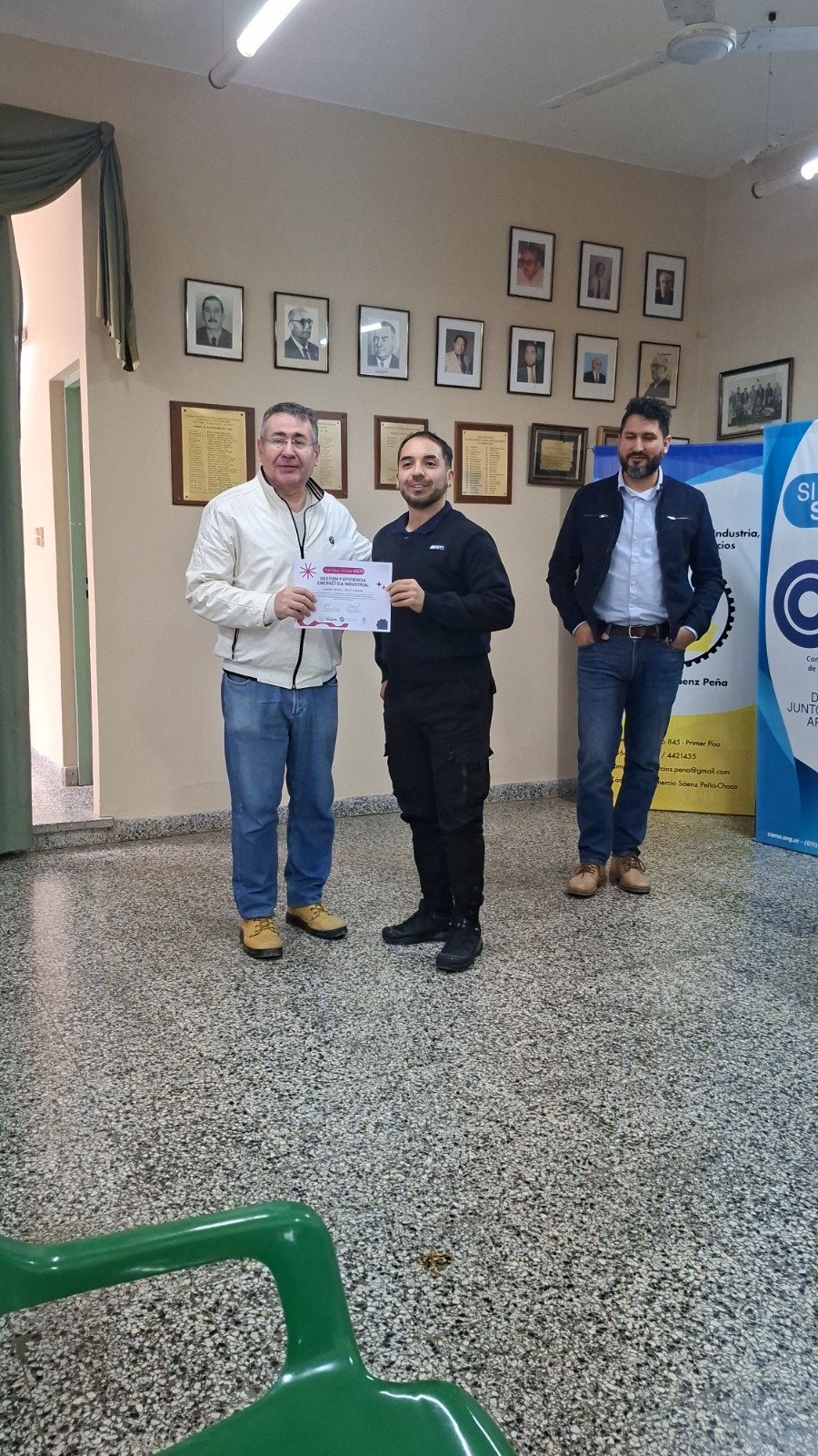 Entrega de certificados | Curso de Gestores Energéticos 